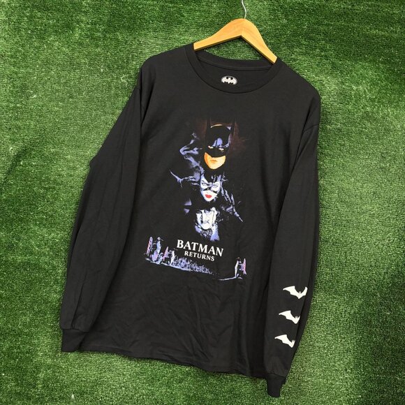 DC Comics Batman Returns Tim Burton Movie LS Shirt Size Large - Picture 3 of 4